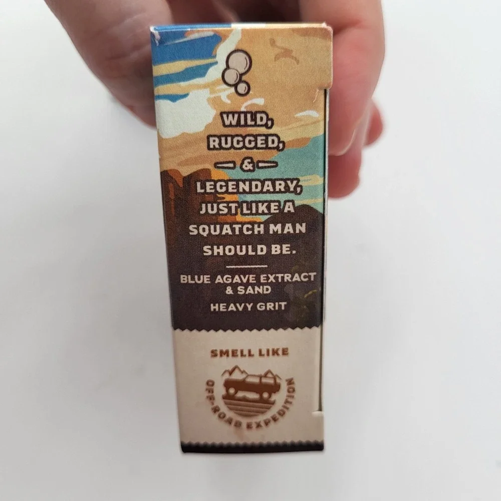 (4) Dr. Squatch Bronco Bricc Men's Natural Bar Soap Heavy Grit 5oz Blue Agave